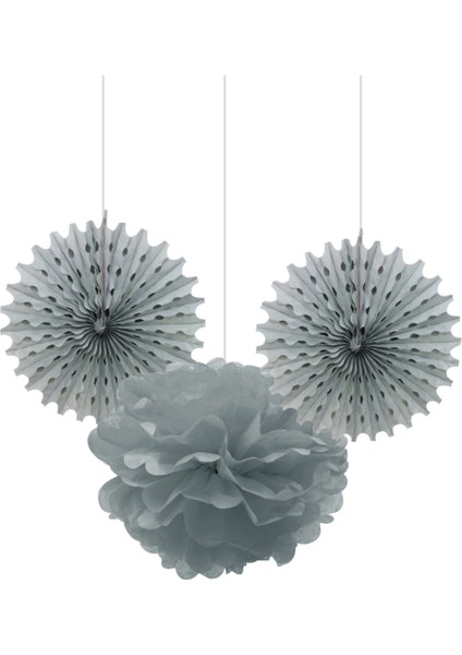 Kağıt Süsleme Seti Yelpaze/ponpon 3lü