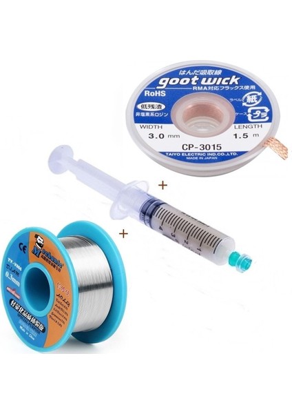 Set Lehim Teli/ Mechanic 63SN/37PB Flux %1-3 40GR 03MM