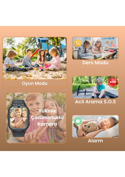 Hx Kids 4g Pro Sim Kartlı Harvox Akıllı Çocuk Saati Gps Konum Takibi Arama Konuşma 4g Destekli