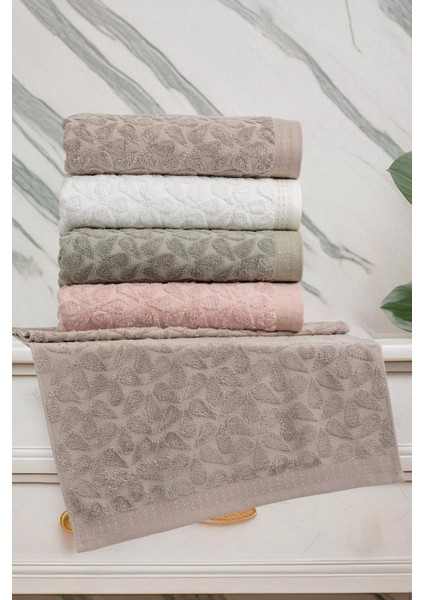 (4.lü Kutulu Set) Yeni Sezon 50X90 Cm. Bambu Lüks El Havlusu %40 Bambu Lifi Içerir