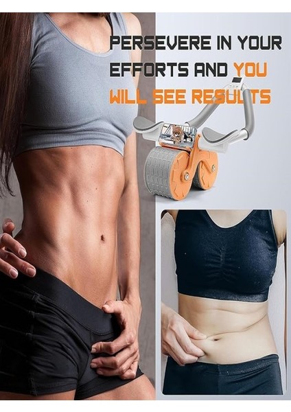 Fitness Aleti Spor Karın Kası Aleti Vücut Fitness Güçlendirme,sağlam Otomatik Geri Tepme