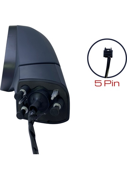Dış Dikiz Aynası Opel Mokka 2012-2020 - Chevrolet Trax 2012 - 2020 Elektrikli, Isıtmalı, Manuel Katlanır, Astarlı Kapak, 5 Pin