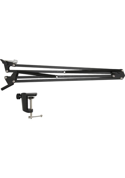 Mikrofon Standı Multi Fonksiyonel Ister Mikrofon Ister Işık Aydınlatma Stant Katlanabilir Açısı Ayarlanabilir Masa Kenarına Kıskaçlı Model Micst1