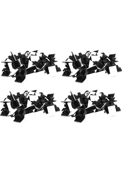 Fasdaga 200 Adet Kendinden Yapışkanlı Kablo Kelepçesi Plastik Dikdörtgen Kablo Klipsleri Kablo Bağı Hızlı Bağlama Kablo Tel Yönetimi Tutucu (Yurt Dışından) modelleri