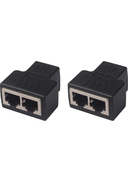 Sıcak Satış Ağ Kablosu RJ45 Bölücüler Hassas Tasarım 1 Ila 2 Ethernet Lan Kablosu Çoğaltıcı RJ45 Ağ Ayırıcı Konnektörler Adaptörü (Yurt Dışından)