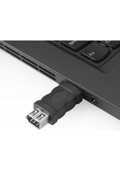 Firewire Ieee 1394 6 Pin Dişi USB 2.0 Tip A Erkek Adaptör Adaptör Kameralar Cep Telefonları Mp3 Çalar Pda'lar Siyah (Yurt Dışından)