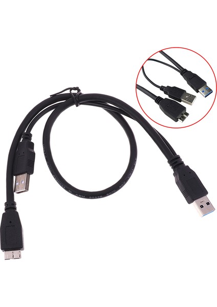 Harici Sabit Disk Disk Kabloları Için USB 3.0 A Erkek Mikro USB 3.0 By Kordon Kablosu (Yurt Dışından) fiyatları