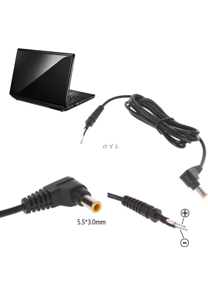 Dc Güç Adaptör Kablosu Samsung Dizüstü Bilgisayar Için Pinli L Şekilli Saf Bakır Fiş (Yurt Dışından) modelleri