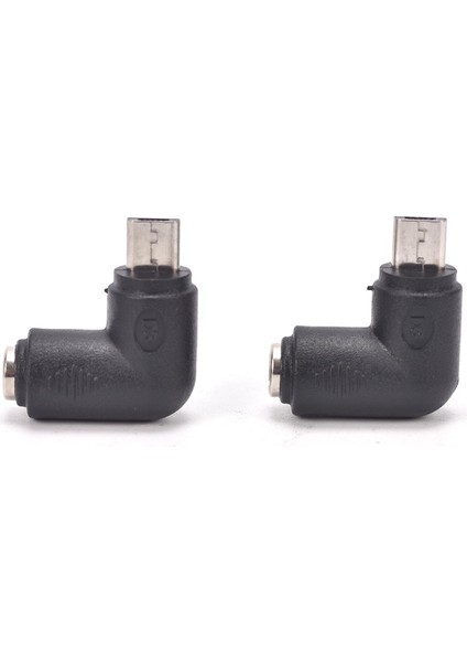 Adet Sıcak Satış Dc 5.5x2.1mm Dişi Mikro USB 5 Pin Erkek Dik Açı Güç Adaptörü (Yurt Dışından)