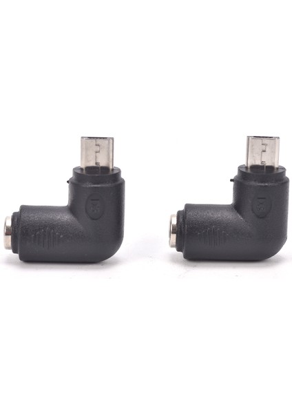 Adet Sıcak Satış Dc 5.5x2.1mm Dişi Mikro USB 5 Pin Erkek Dik Açı Güç Adaptörü (Yurt Dışından)