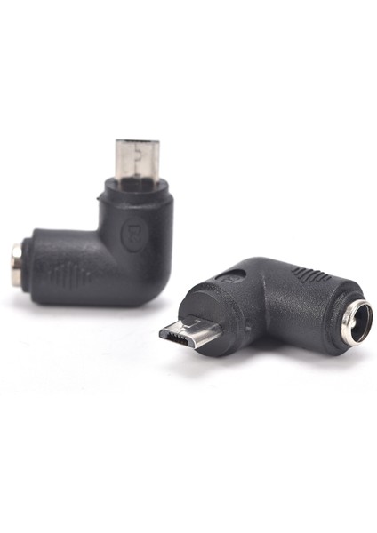 Adet Sıcak Satış Dc 5.5x2.1mm Dişi Mikro USB 5 Pin Erkek Dik Açı Güç Adaptörü (Yurt Dışından)