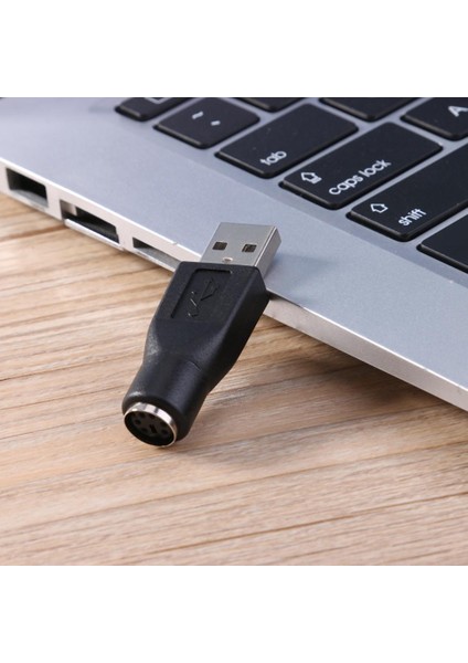 2 Adet Ps/2 Dişi USB Erkek Adaptör Dönüştürücü Splitter Konektörü Pc Için Taşınabilir USB Inter Adaptörü Klavye Fare (Yurt Dışından)