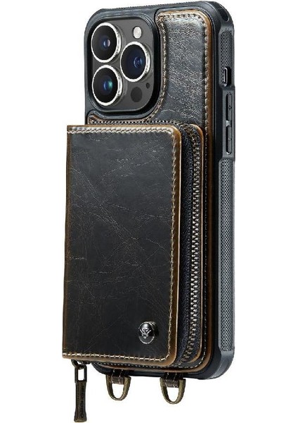 IPhone 14 Pro Rfıd Engelleme 360&DEG; Koruma Çift Kayış Şık (Yurt Dışından) indirimleri