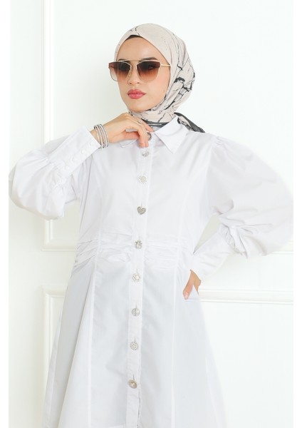 Celine Desenli Soft Eşarp 1182 - Bej