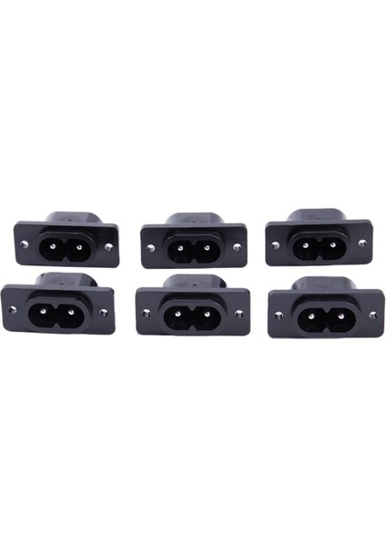 6 x Ac 250V 2.5A IEC320 C7 Soket Lehim Kupası Pimleri Güç Konektörü (Yurt Dışından) modelleri