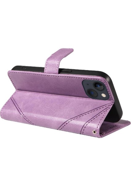 IPhone 13 Mini ve Kart Yuvası Deri Telefon Koruma Kılıfı Için Flip Case (Yurt Dışından)