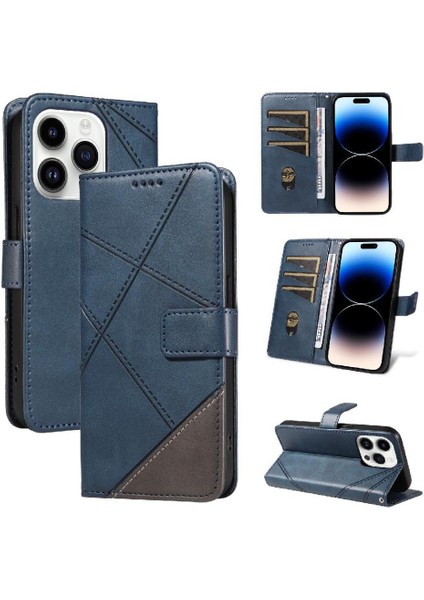 Elmas Telefon ile IPhone 14 Pro Yüksek Kalite ve Kart Yuvası Için Flip Case (Yurt Dışından)