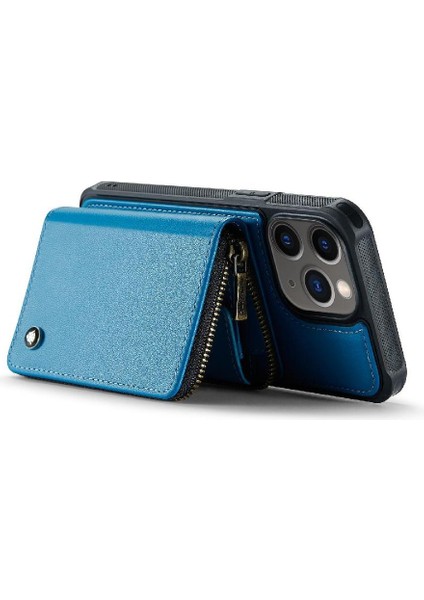 IPhone 11 Pro Rfıd Engelleme Cüzdan Çift Kayış Şık ve 360&DEG; Için Kılıf (Yurt Dışından)