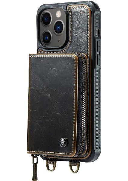 IPhone 11 Pro Max Rfıd Engelleme Şık ve Fonksiyonel Çift Kayış (Yurt Dışından)