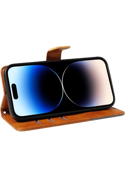 Elmas Telefon ile IPhone 14 Pro Yüksek Kalite ve Kart Yuvası Için Flip Case (Yurt Dışından)
