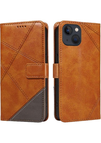 IPhone 13 Mini ve Kart Yuvası Deri Telefon Koruma Kılıfı Için Flip Case (Yurt Dışından)