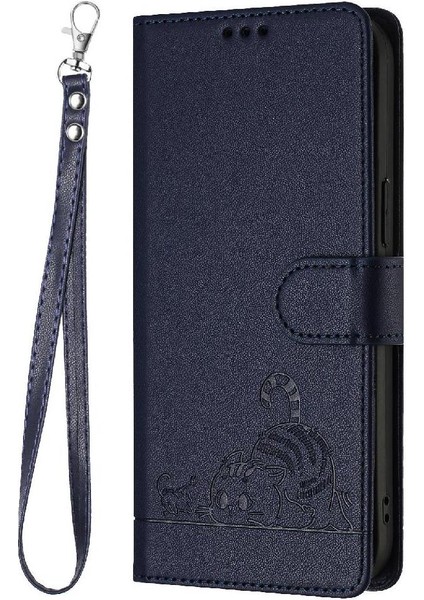 IPhone Xs Max Cüzdan Kapak Çevirin Kart Yuvası Tutucu Kickstand Kedi (Yurt Dışından)