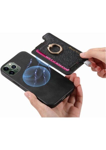 IPhone 11 Için Kılıf Pro Max Manyetik Magsafe Uyumlu Halka Standı Tutucu (Yurt Dışından)