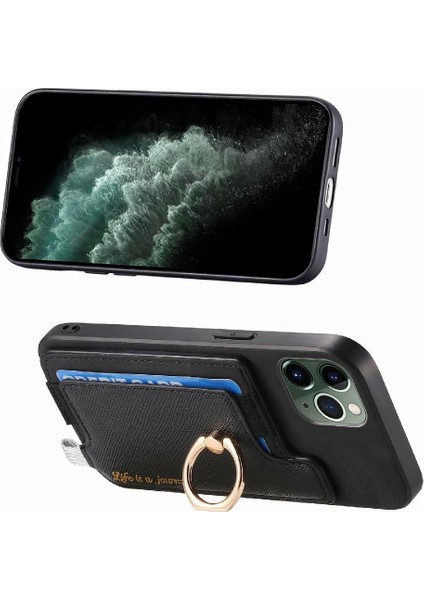 IPhone 11 Için Kılıf Pro Max Manyetik Magsafe Uyumlu Halka Standı Tutucu (Yurt Dışından)