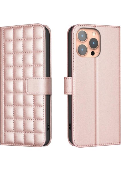 IPhone 15 Için Flip Case Pro Max Cüzdan Koruyucu Kart Yuvaları Tutucu Pu (Yurt Dışından)