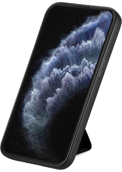 IPhone 11 Için Kılıf Pro Kart Sahibi Manyetik Tasarım Standı Fonksiyonu Braketi (Yurt Dışından)
