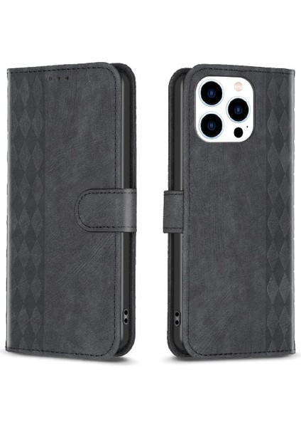 IPhone 15 Için Flip Case Pro Iş Kılıf Kart Yuvaları Tutucu Cüzdan (Yurt Dışından)