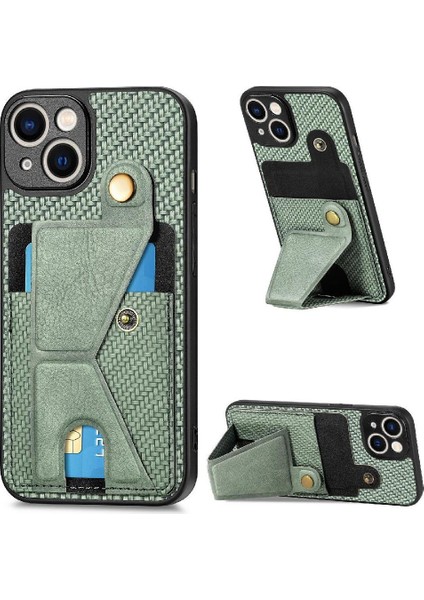 IPhone 14 Için Kılıf Artı Braketi Manyetik Tasarım Standı Fonksiyonu Kart Sahibi (Yurt Dışından)