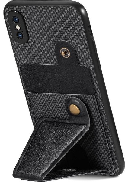 IPhone Xs Max Kart Sahibi Standı Fonksiyonu Braketi Manyetik Tasarım (Yurt Dışından)
