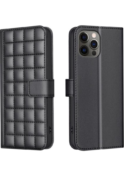 IPhone 12 Için Flip Case Pro Kart Yuvaları Tutucu Koruyucu Pu Deri Basit (Yurt Dışından)