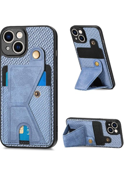 IPhone 14 Için Kılıf Standı Fonksiyonu Manyetik Tasarım Kart Sahibi Braketi (Yurt Dışından)