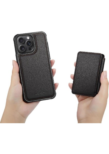 IPhone 14 Için Kılıf Pro 2 In 1 Işlevsellik Standı Fonksiyonu Manyetik (Yurt Dışından)