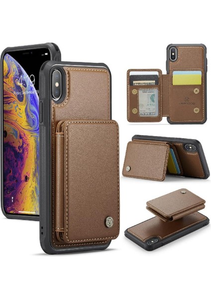 IPhone Xs Max Manyetik 2 1 Işlevsellik Rfıd Engelleme Için Kılıf (Yurt Dışından)