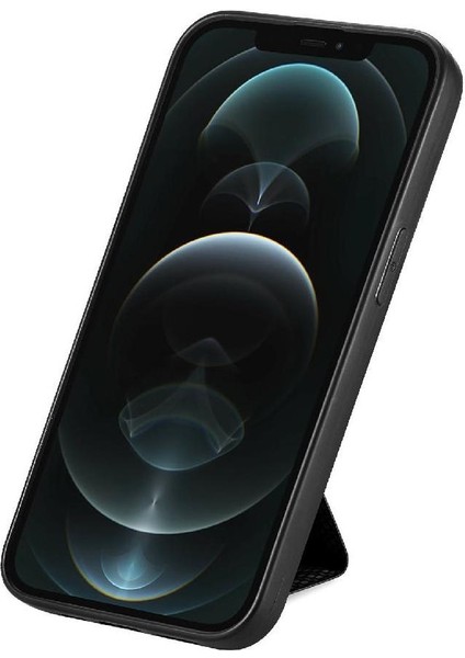 IPhone 12 Için Kılıf Pro Braketi Standı Fonksiyonu Manyetik Tasarım Kart Sahibi (Yurt Dışından)