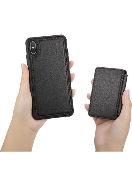 IPhone Xs Max Manyetik 2 1 Işlevsellik Rfıd Engelleme Için Kılıf (Yurt Dışından)