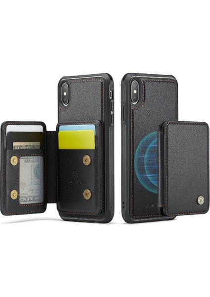 IPhone Xs Max Manyetik 2 1 Işlevsellik Rfıd Engelleme Için Kılıf (Yurt Dışından)