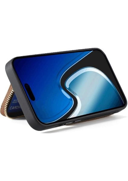 IPhone 15 Için Kılıf Artı Premium Deri Ayarlanabilir Kordon 7 Kart Yuvaları (Yurt Dışından)