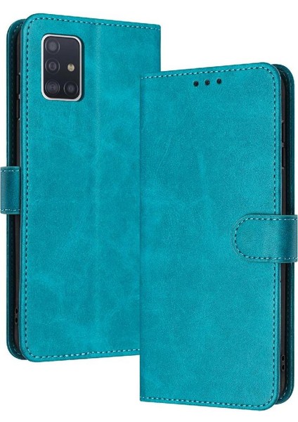 Kart Yuvası ile Samsung Galaxy A71 5g Pu Deri Kickstand Için Flip Case (Yurt Dışından)