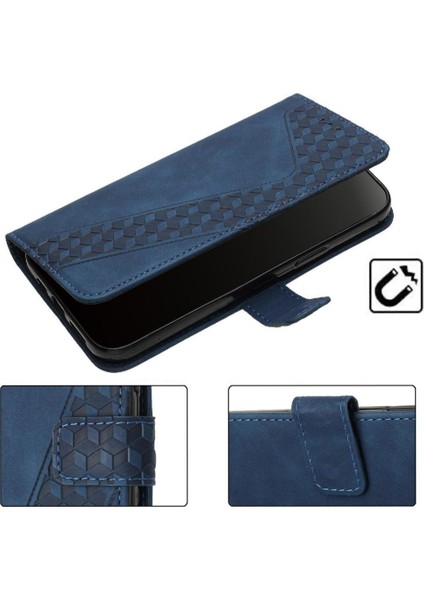 Telefon Kılıfı Için Xiaomi Poco M6 4g Flip Folio Manyetik Kart Yuvaları Kapak (Yurt Dışından)