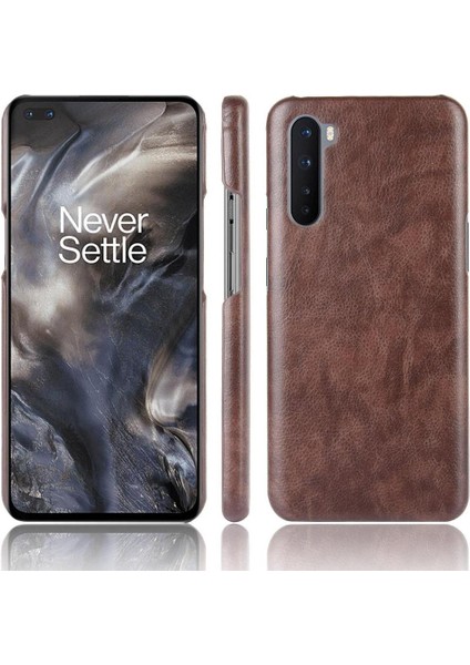 SZY Mall Oneplus Nord Retro Lychee Desen Uyumluluk Anti Kapak Için Retro Kılıf (Yurt Dışından)