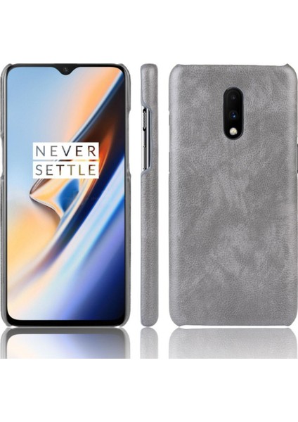 Oneplus 7 Pro Uyumluluk Anti Scratch Lychee Desen Için Retro Kılıf (Yurt Dışından)