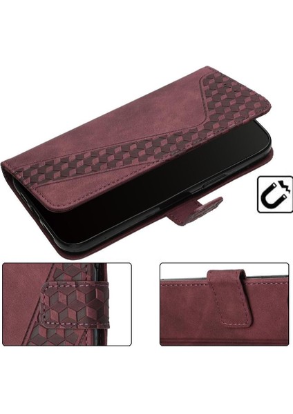 Oppo Phone 10 Pro 5g Için Telefon Kılıfı Cüzdan Kickstand Kart Yuvaları Kapak Çevirin (Yurt Dışından)