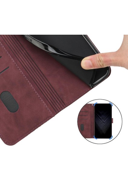 Oppo Phone 10 Pro 5g Için Telefon Kılıfı Cüzdan Kickstand Kart Yuvaları Kapak Çevirin (Yurt Dışından)