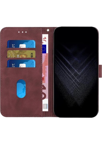 Oppo Phone 10 Pro 5g Için Telefon Kılıfı Cüzdan Kickstand Kart Yuvaları Kapak Çevirin (Yurt Dışından)