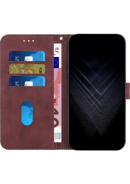 Realme 12 Pro Artı Flip Folio Manyetik Kart Yuvaları Için Telefon Kılıfı Kapak (Yurt Dışından)
