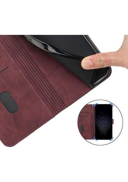 Realme 12 Pro Artı Flip Folio Manyetik Kart Yuvaları Için Telefon Kılıfı Kapak (Yurt Dışından)